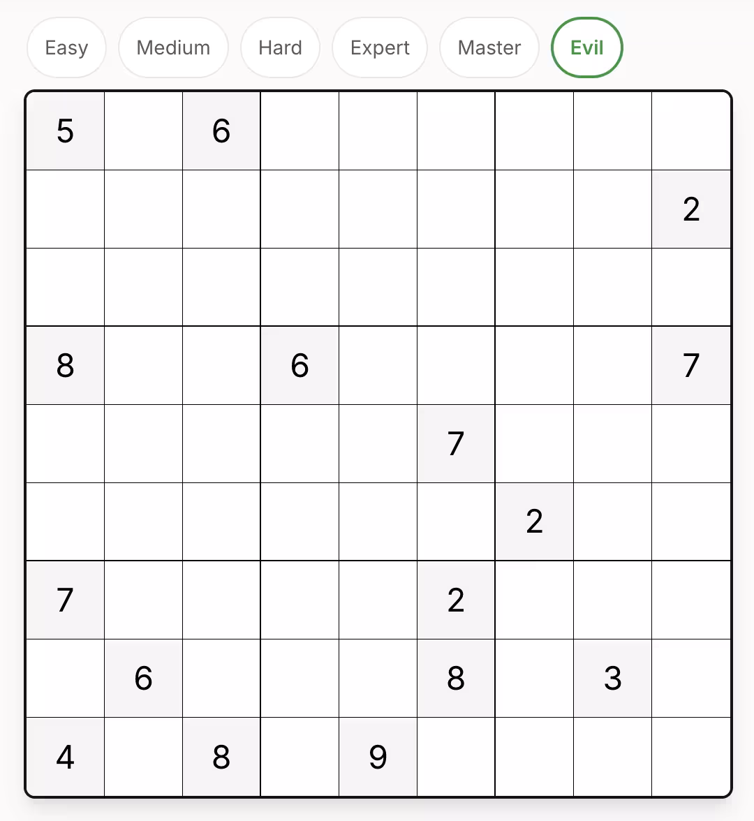 Sudoku Evil - Ultimate Brain Training Challenge